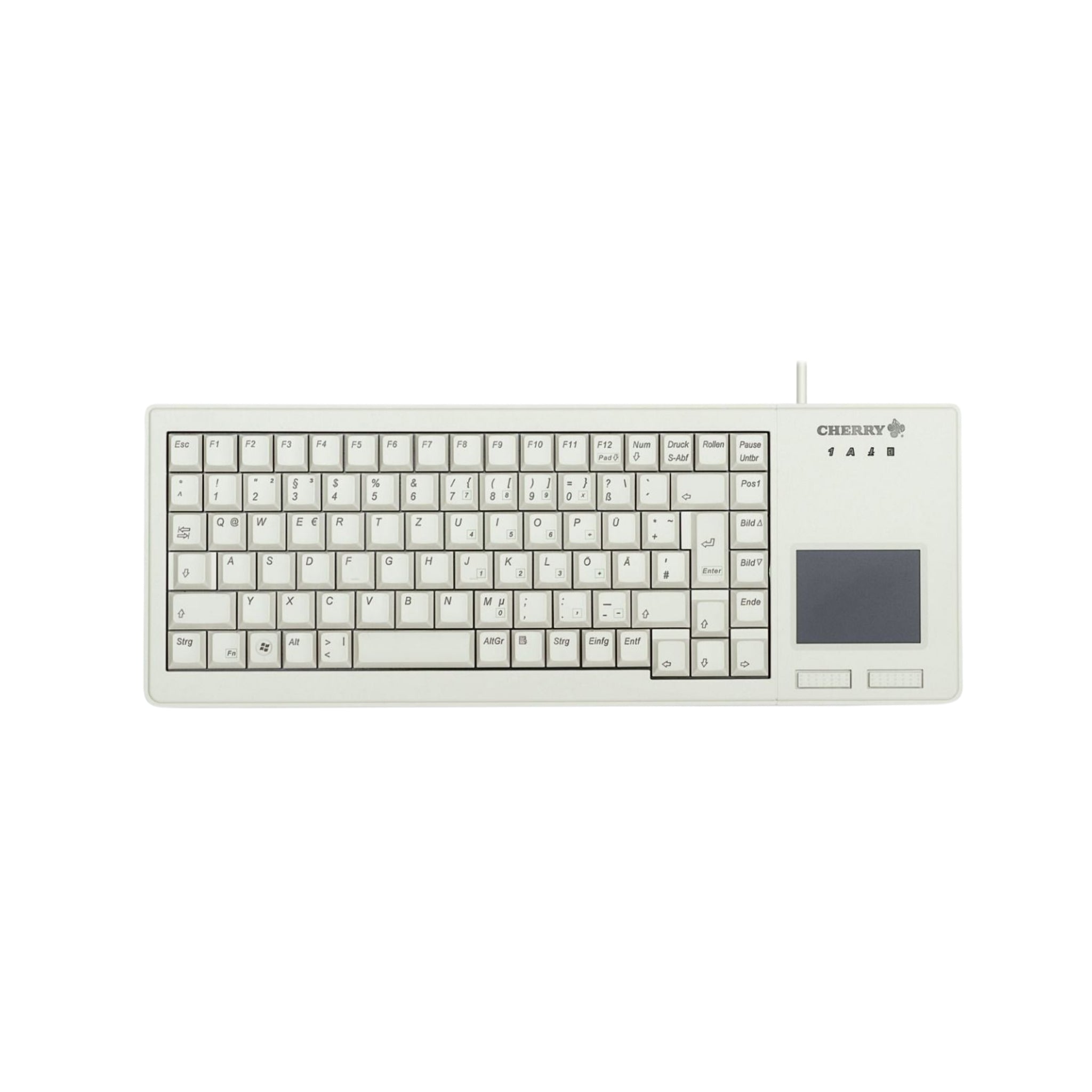 Cherry G84-5500 XS Compact Mechanical Keyboard with Touchpad - Perfect for Office, Gaming & Programming Workspaces
