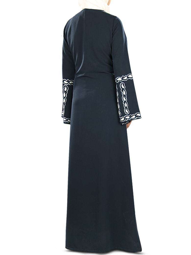 Hakimah Elegant Muslim Abaya Dress for Women - Modest Islamic Prayer Gown - Perfect for Mosque, Eid, and Special Occasions