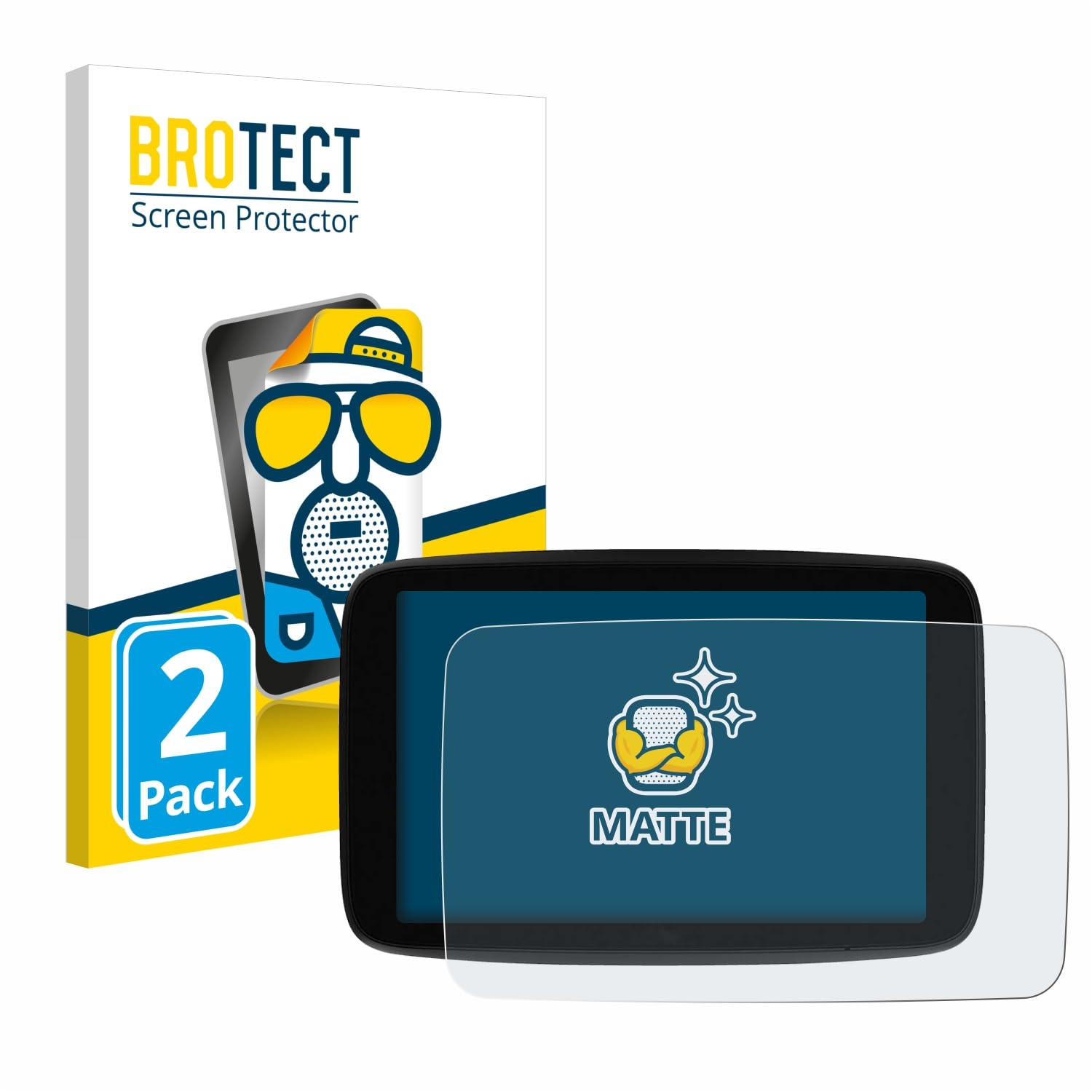 Brotect Anti-Glare Matte Screen Protector for TomTom GO Superior 7