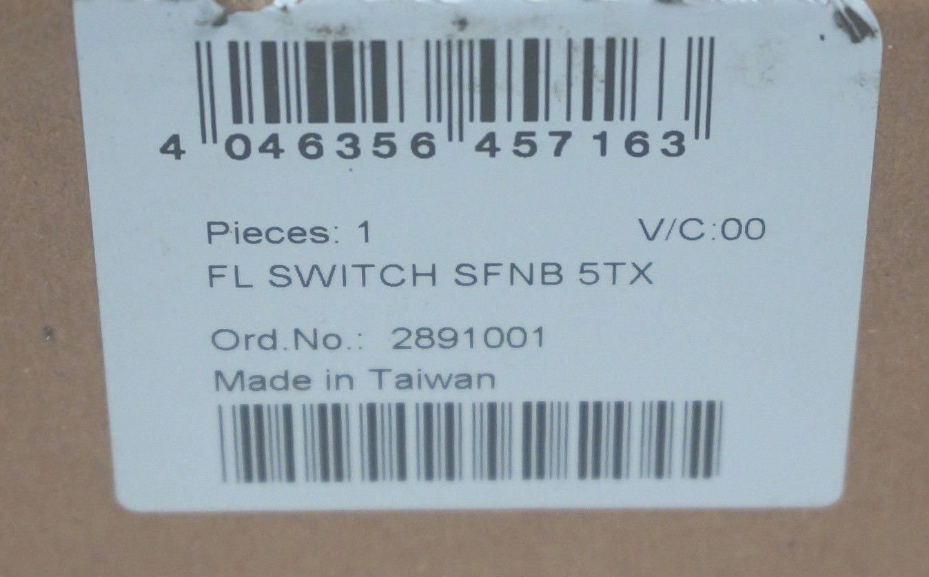 5-Port 100Mbps Ethernet Network Switch - CONTACT FL Switch SFNB 5TX for Home & Office Networking | Reliable LAN Connection for Multiple Devices