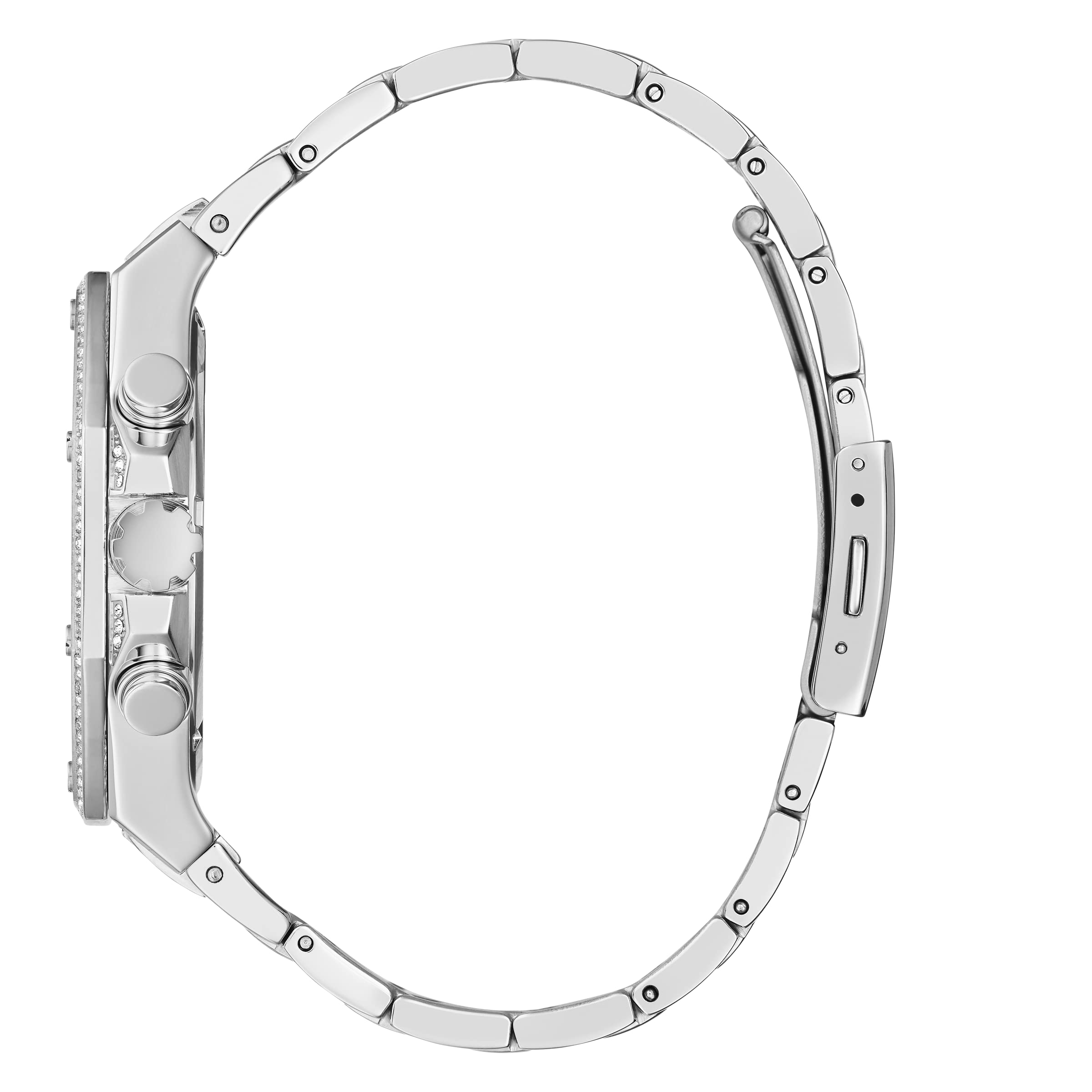 GUESS Men's Stainless Steel Quartz Watch - Waterproof Dress Watch for Business, Casual & Formal Occasions