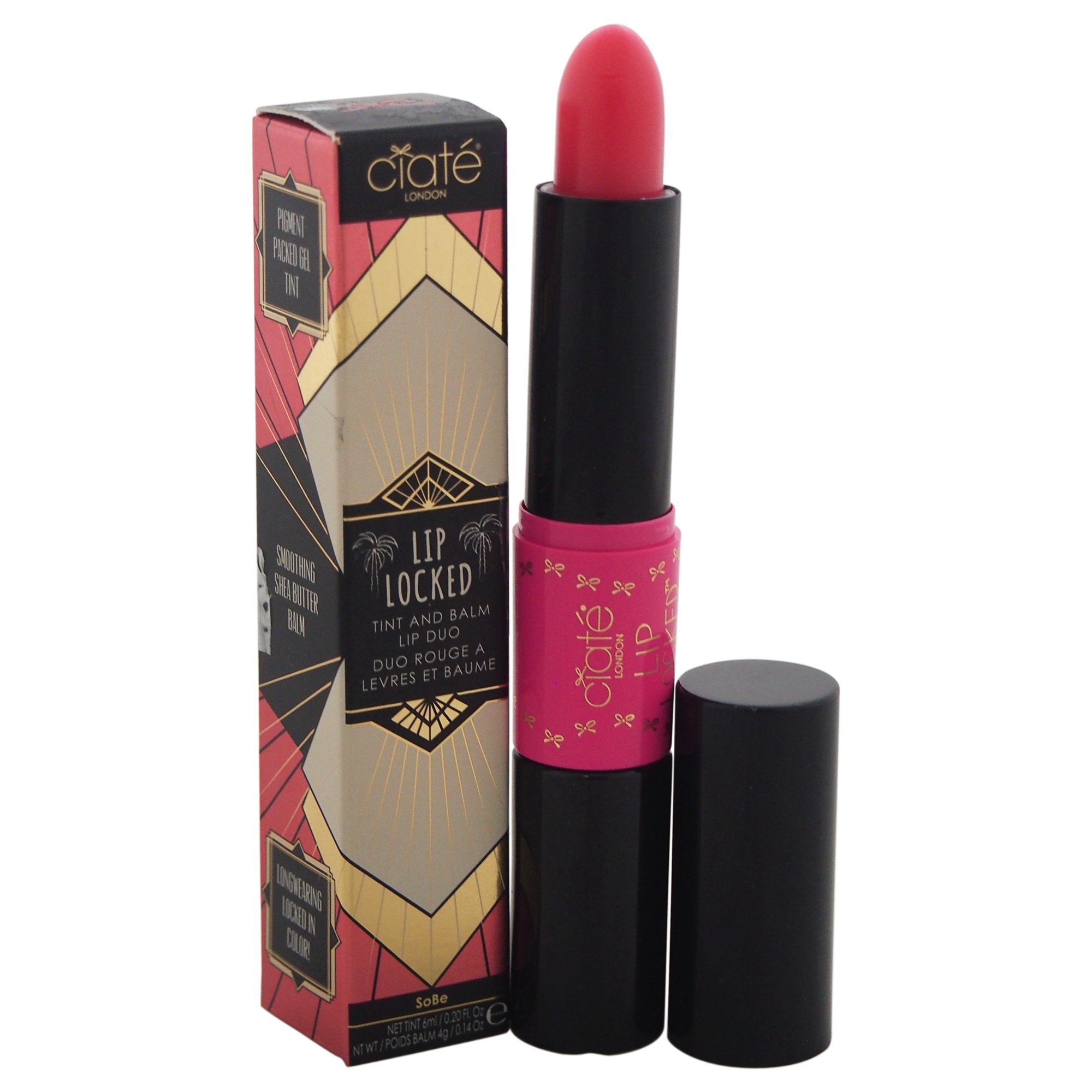 Ciate London Lip Tint & Balm Duo - Sobe Pink for Moisturized Lips