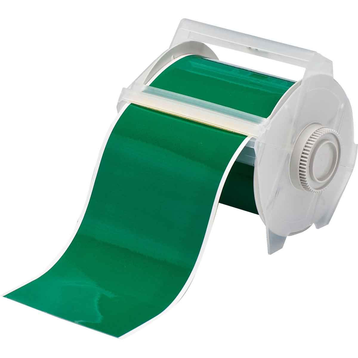 Brady 113123 GlobalMark 100-Foot x 4-Inch B-595 Vinyl Tape - Green Indoor/Outdoor Safety Floor Marking Tape for Warehouses, Factories & Workspaces