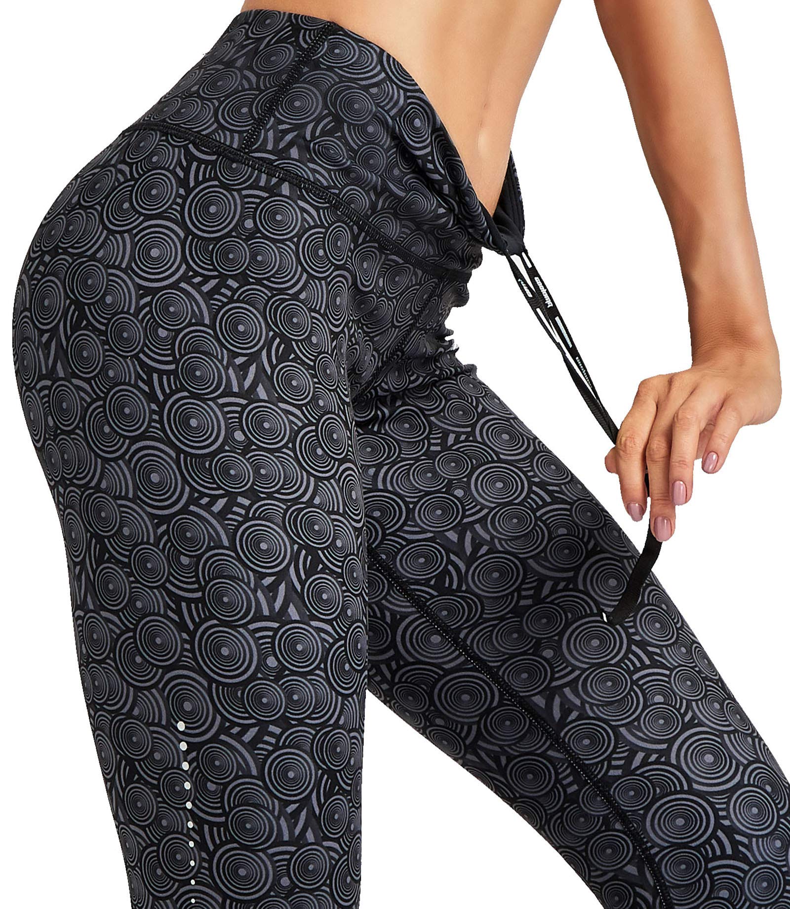 COOLOMG Women's High-Waisted Yoga Leggings with Hidden Pockets - Breathable Workout Tights for Running, Gym & Lounge | Perfect for Yoga, Pilates & Everyday Wear
