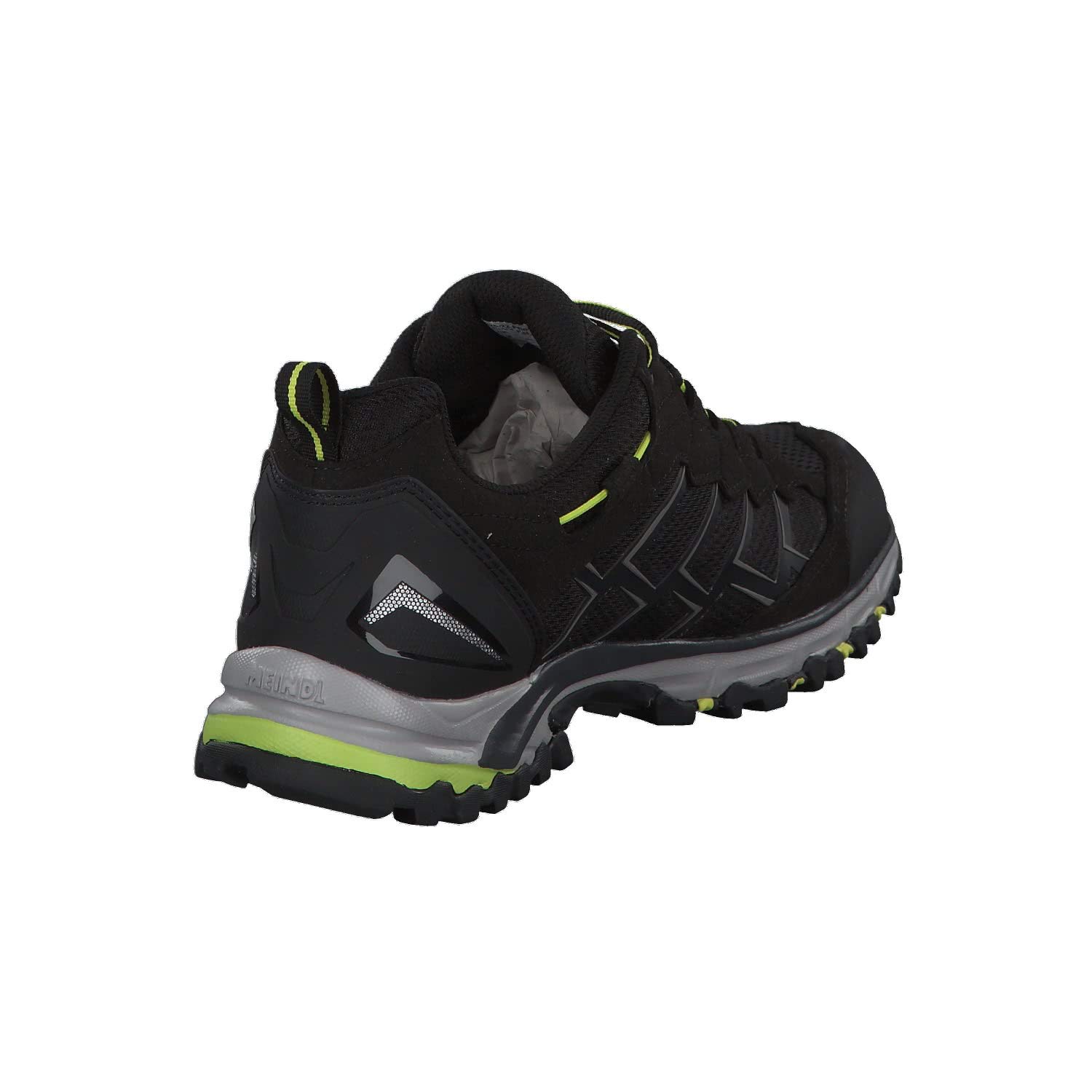 Meindl Men's Caribe Hiking Boots - Lightweight & Durable for Outdoor Adventures, Lemon Black, Size 38.5 EU - Perfect for Trekking, Camping & Mountain Trails