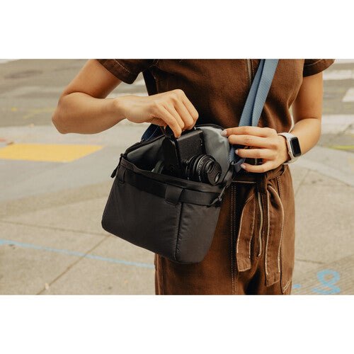 Peak Design Camera Cube V2 (Black, Small/Medium) - Waterproof DSLR Camera Bag for Travel & Outdoor Photography - Perfect for Hiking, Camping, and Airplane Carry-On