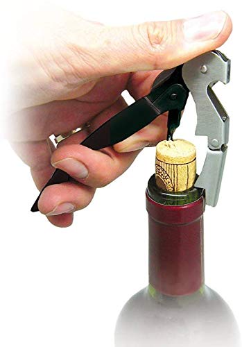 Premium Corkscrew 2 Lever Wine Bottle Opener - Professional Wine Accessory for Home Bars, Restaurants & Wine Tasting Events