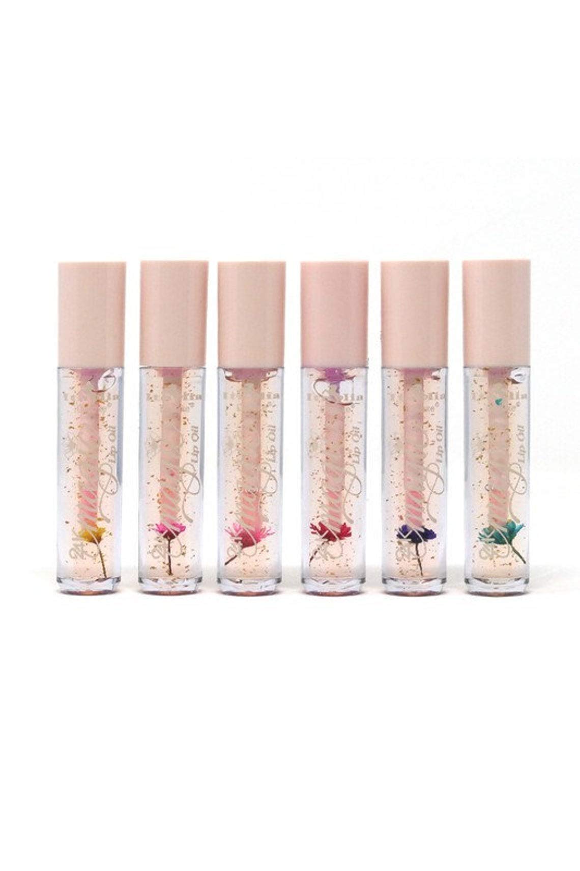 Italia Deluxe 24K Gold Magic Lip Oil & Gloss Set - 6 Piece Hydrating Lip Care Kit for Soft, Shiny Lips | Perfect for Daily Use, Date Night & Special Occasions