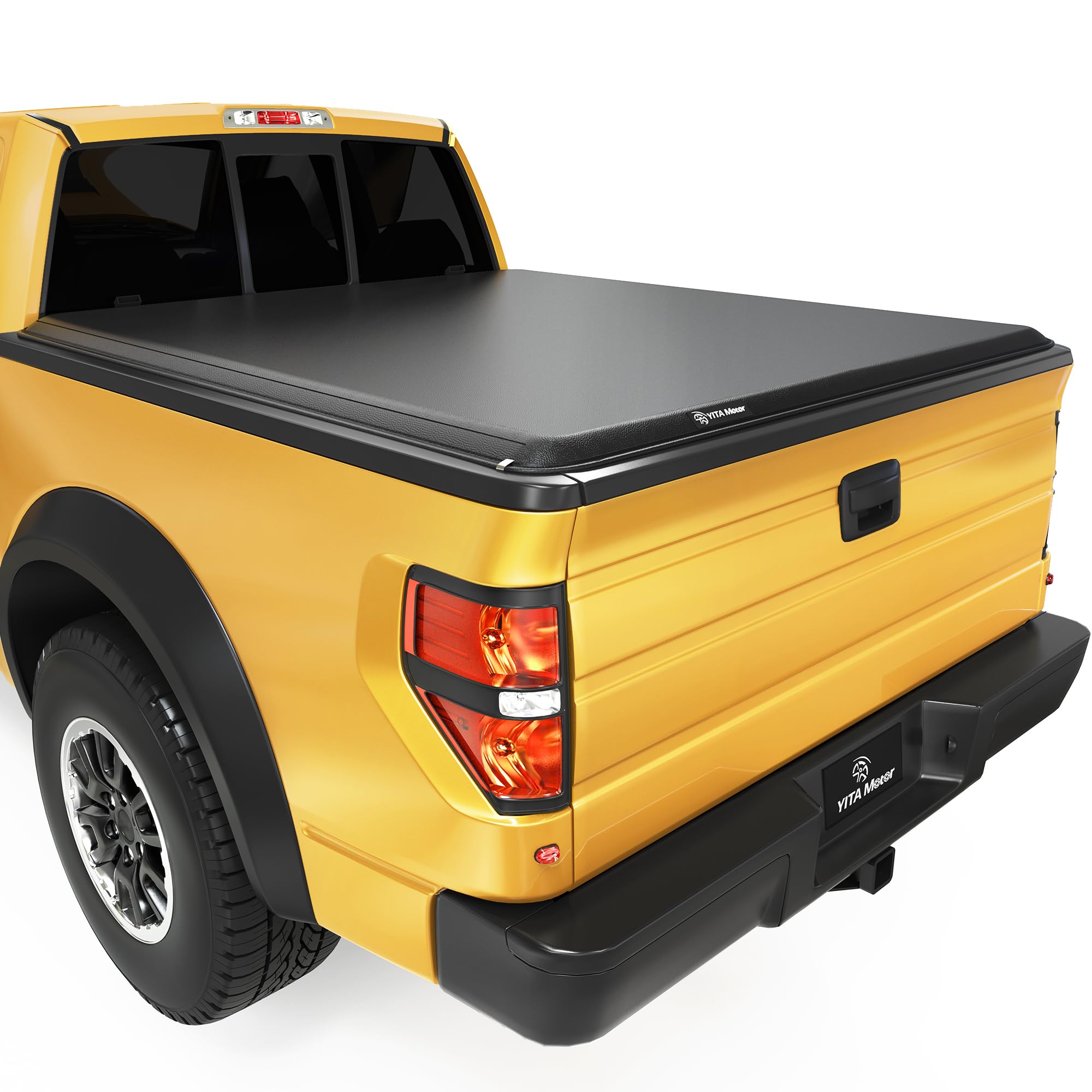 YITAMOTOR Soft Roll Up Truck Bed Tonneau Cover for 2009-2014 Ford F-150 5.5 ft Bed | Waterproof & Dustproof | Easy Install | Perfect for Camping, Hauling & Outdoor Adventures