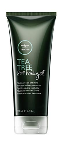 Tea Tree Firm Hold Hair Gel - Maximum Hold & High-Shine Finish for All Hair Types | Styling Gel for Men & Women - Perfect for Curly, Straight & Short Hair