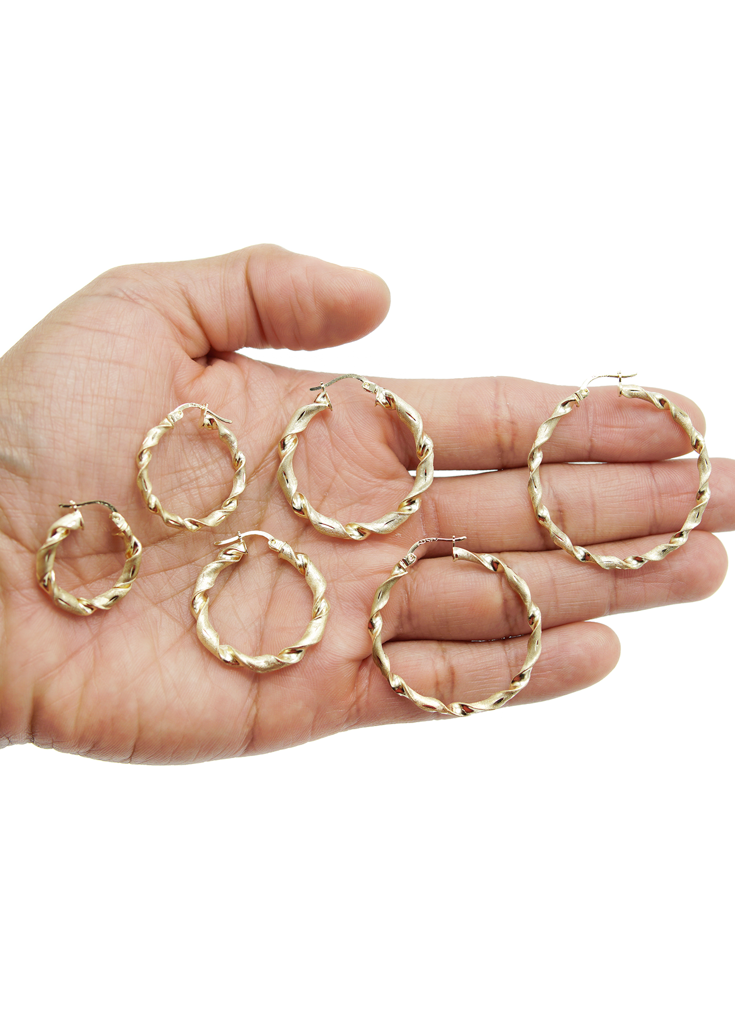 10K Gold Hoop Earrings for Women - Adjustable Sizes 14K/18K Options | Perfect for Everyday Wear, Parties & Special Occasions