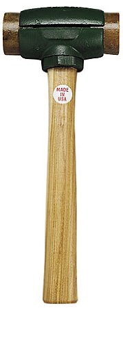 Bon Tool 41005 6.25-Pound Solid-Head Hammer with Rawhide Face - Heavy Duty Construction Hammer for Framing, Demolition & Woodworking (Model 71-516)