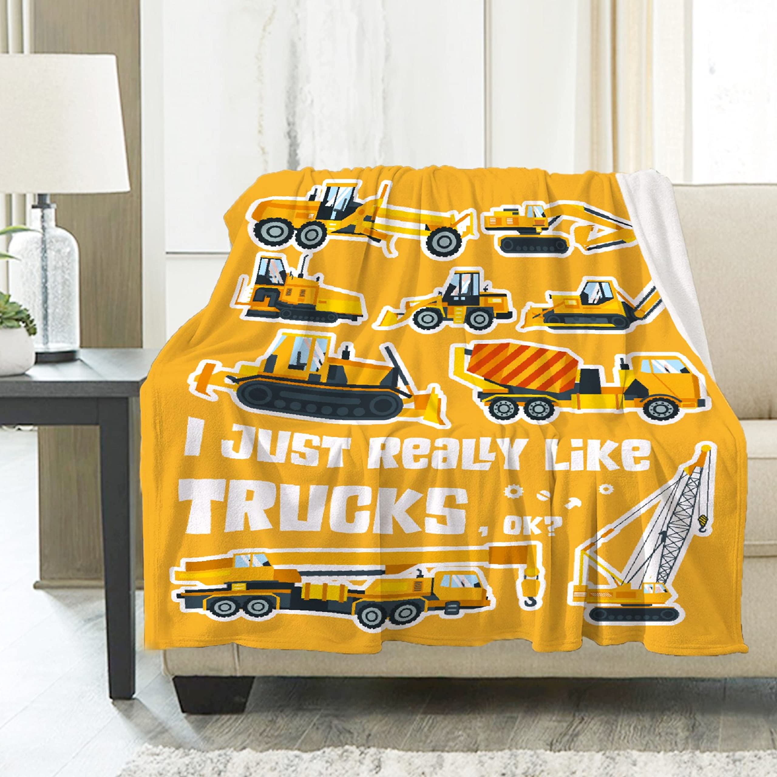 Ultra Soft Flannel Fleece Truck Blanket - 120
