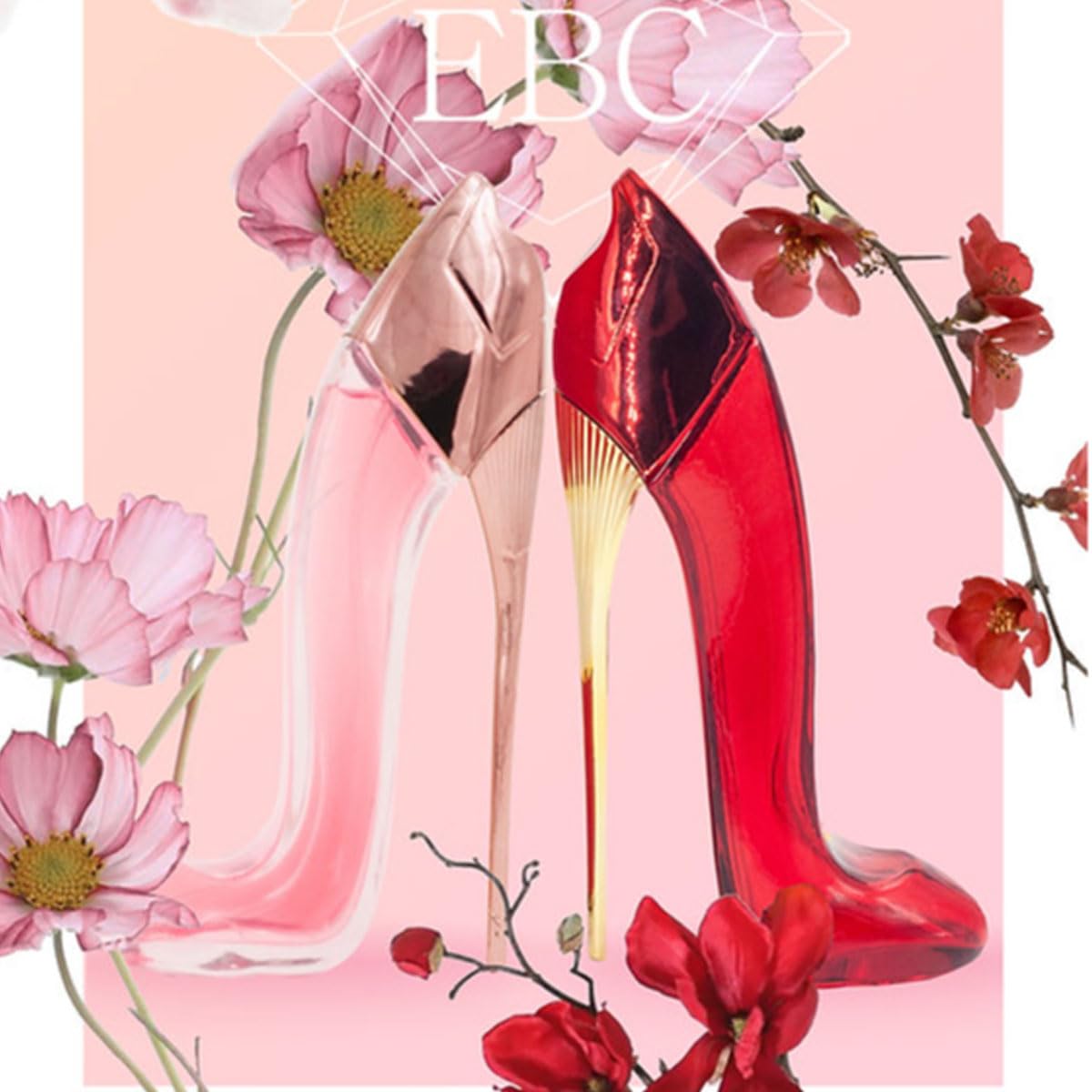 Princess High Heels Pink Women's Perfume 85ml Eau De Parfum Spray - Vanilla Bergamot Essential Oil from France | Elegant Fragrance for Date Night, Parties & Special Occasions