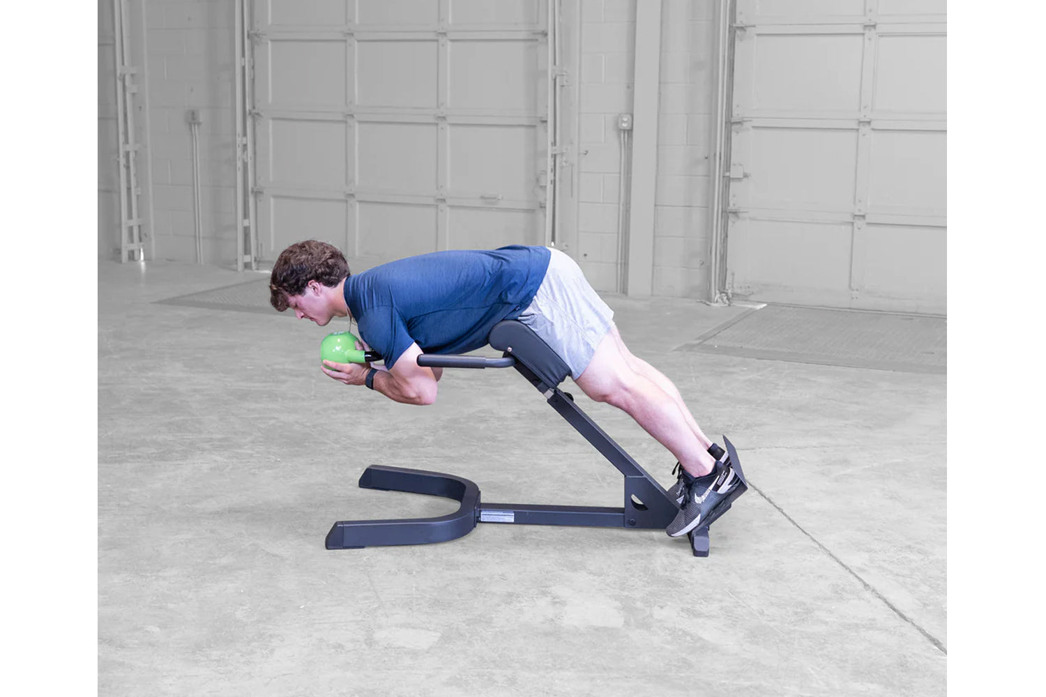 Body Solid 45 Degree Ab/Back Hyperextension Bench - Home Gym Equipment for Core Strength Training & Lower Back Workouts - Perfect for Home Fitness & Strength Training Routines
