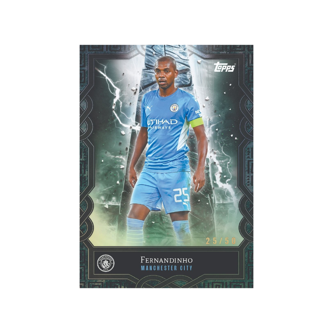 Official Topps Manchester City FC 2024/25 Fan Set - Collectible Soccer Trading Cards for Fans & Gift for Football Enthusiasts - Perfect for Match Days, Collections & Birthday Presents