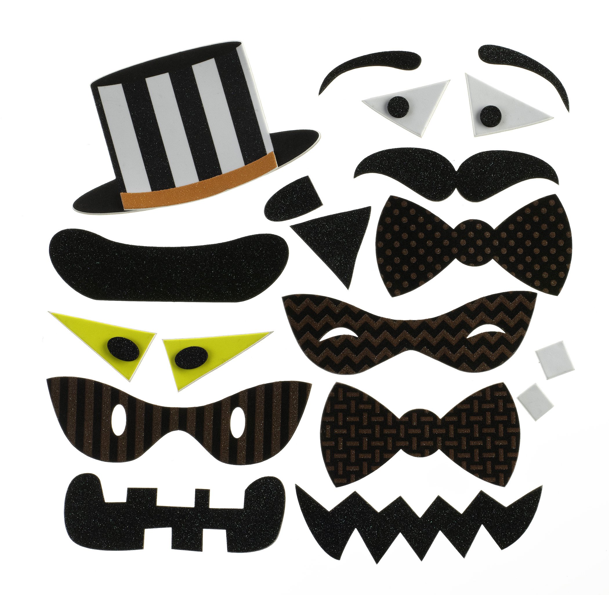Martha Stewart Crafts Pumpkin Faces & Animal Masquerade Masks - DIY Halloween Decorations, Fall Party Supplies, Pumpkin Carving Stencils for Kids & Adults - Perfect for Halloween Parties, Classroom Activities & Autumn Festivals