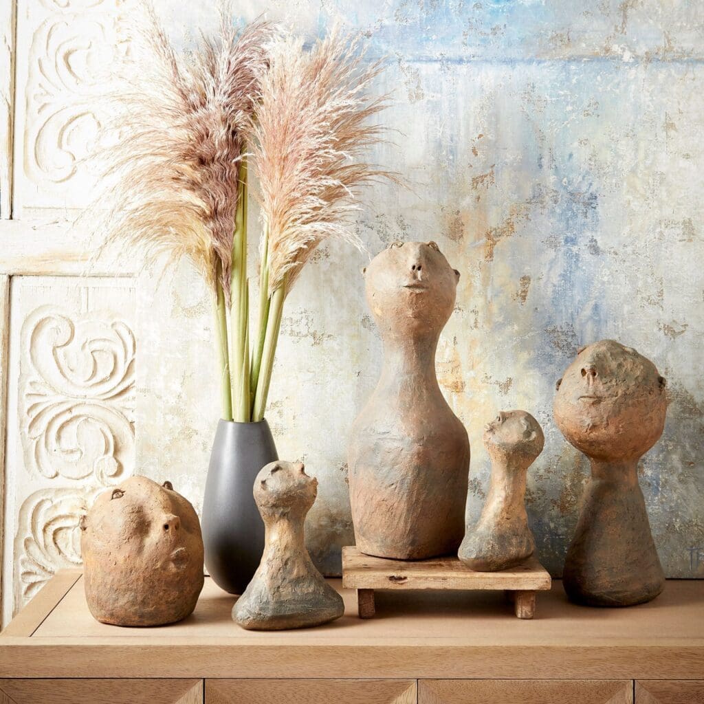 Cyan Design 10528 Sharp Slate Vase - Medium Size Modern Home Decor for Living Room, Dining Table & Wedding Centerpieces