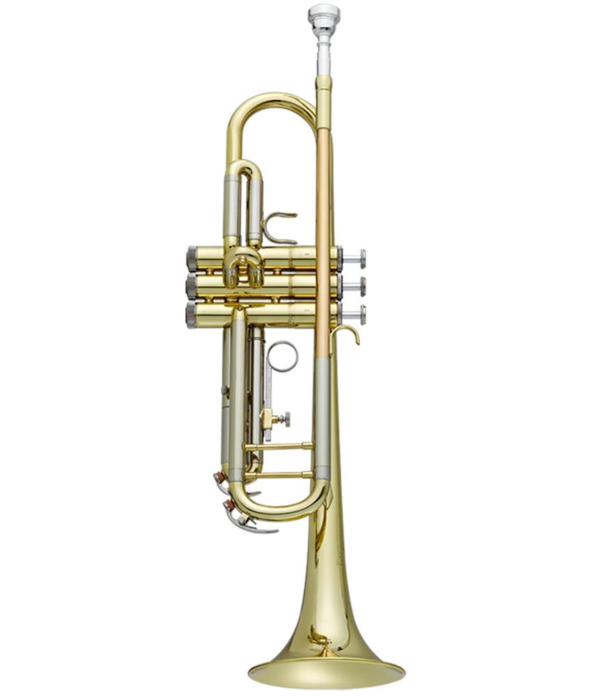 Antigua Vosi Series TR2565 Bb Trumpet with Monel Pistons - Professional Lacquered Brass Instrument for Jazz, Concert & Marching Band Performances