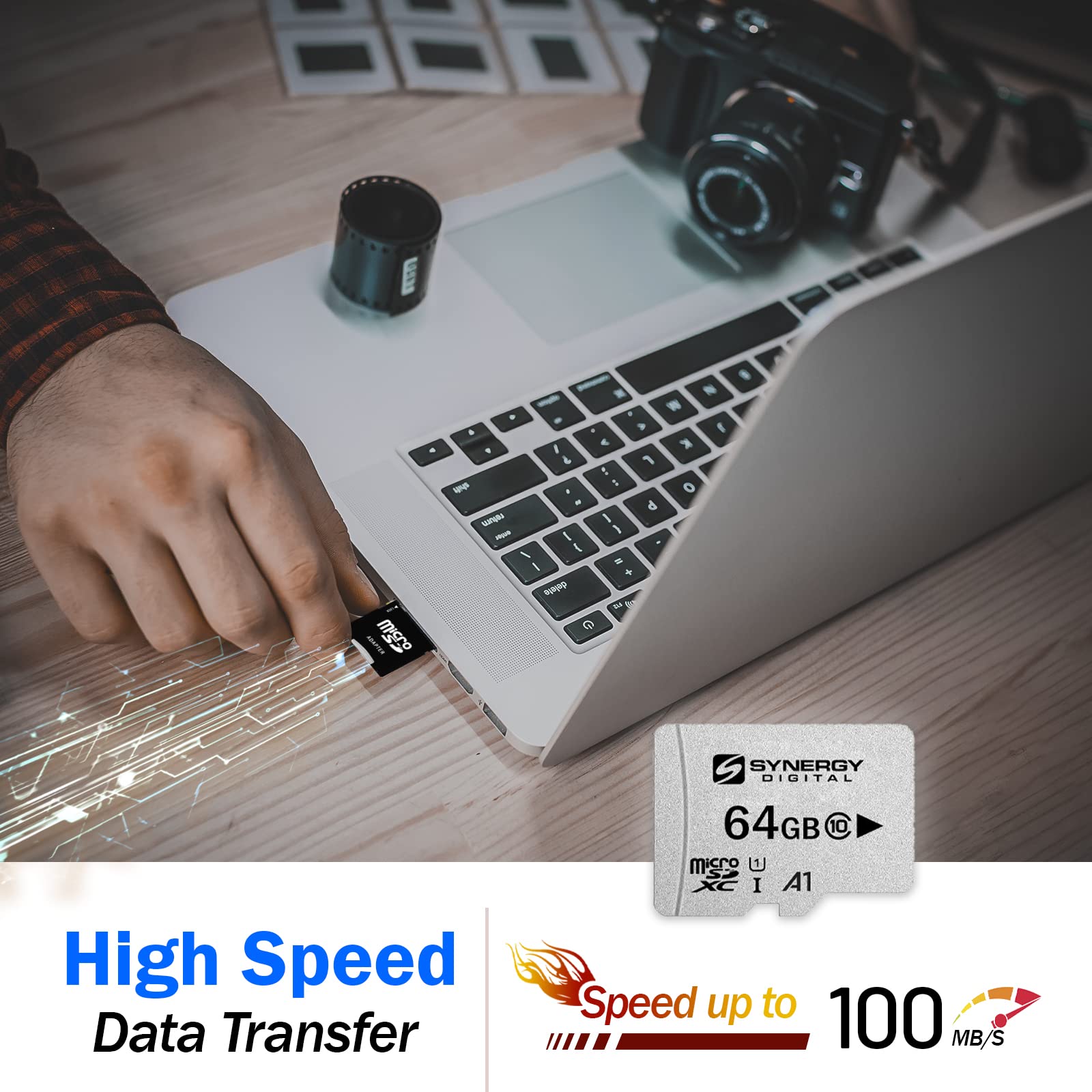 Samsung Galaxy Grand Prime 64GB MicroSDHC Memory Card with SD Adapter - High Speed Storage for Smartphones, Tablets, Cameras & Action Cameras - Perfect for Expanding Storage, Storing Photos, Videos & Apps