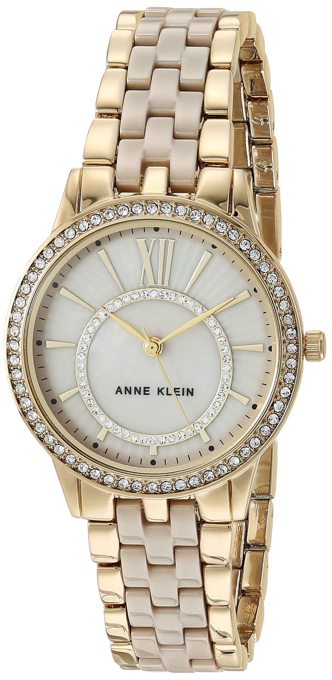 Anne Klein Women's Premium Crystal Accented Ceramic Bracelet Watch AK/3672 - Elegant Dress Watch for Women, Perfect for Office, Party & Special Occasions