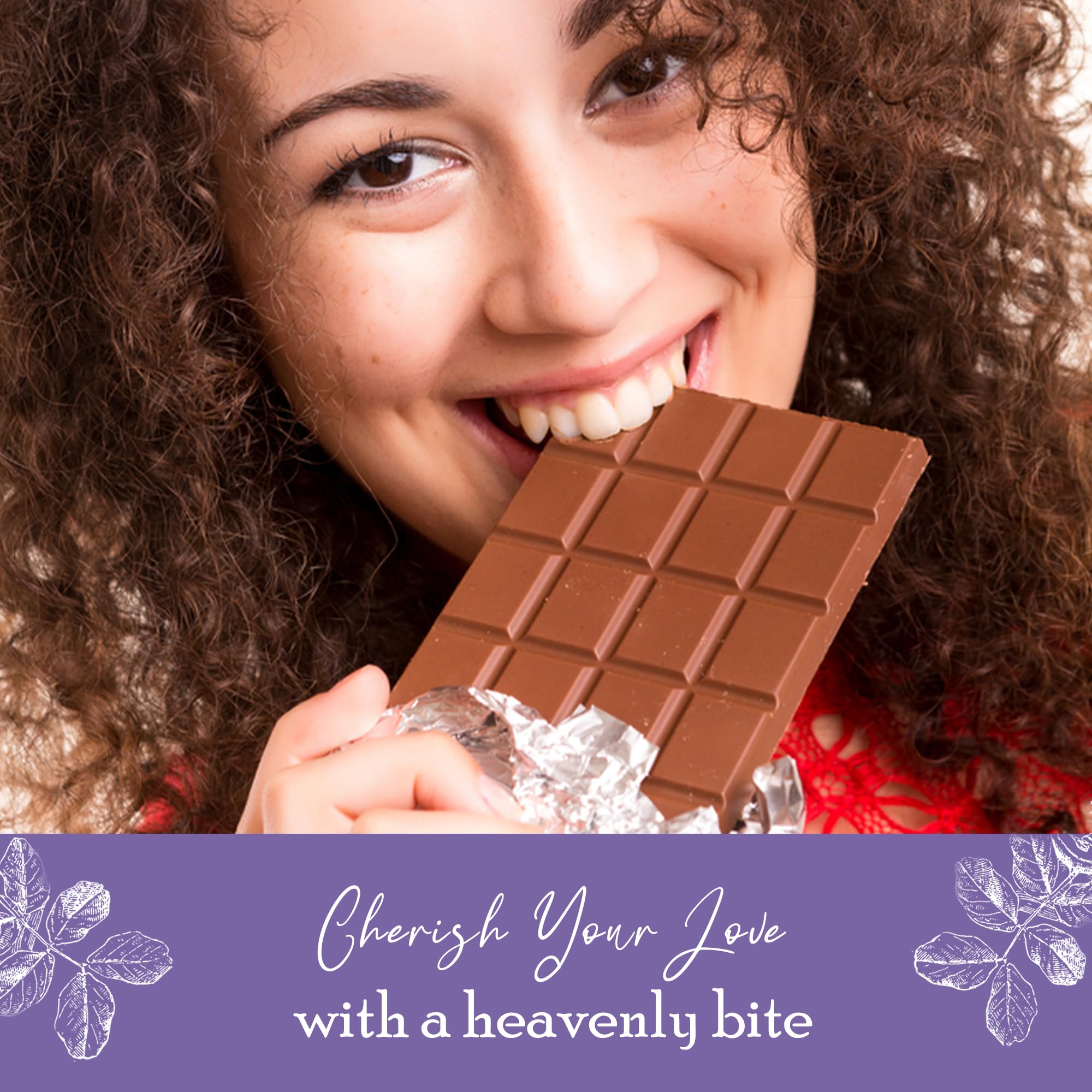 Organic Carob Hazelnut Bars 6-Pack - Vegan, Gluten-Free Snacks for Healthy Treats