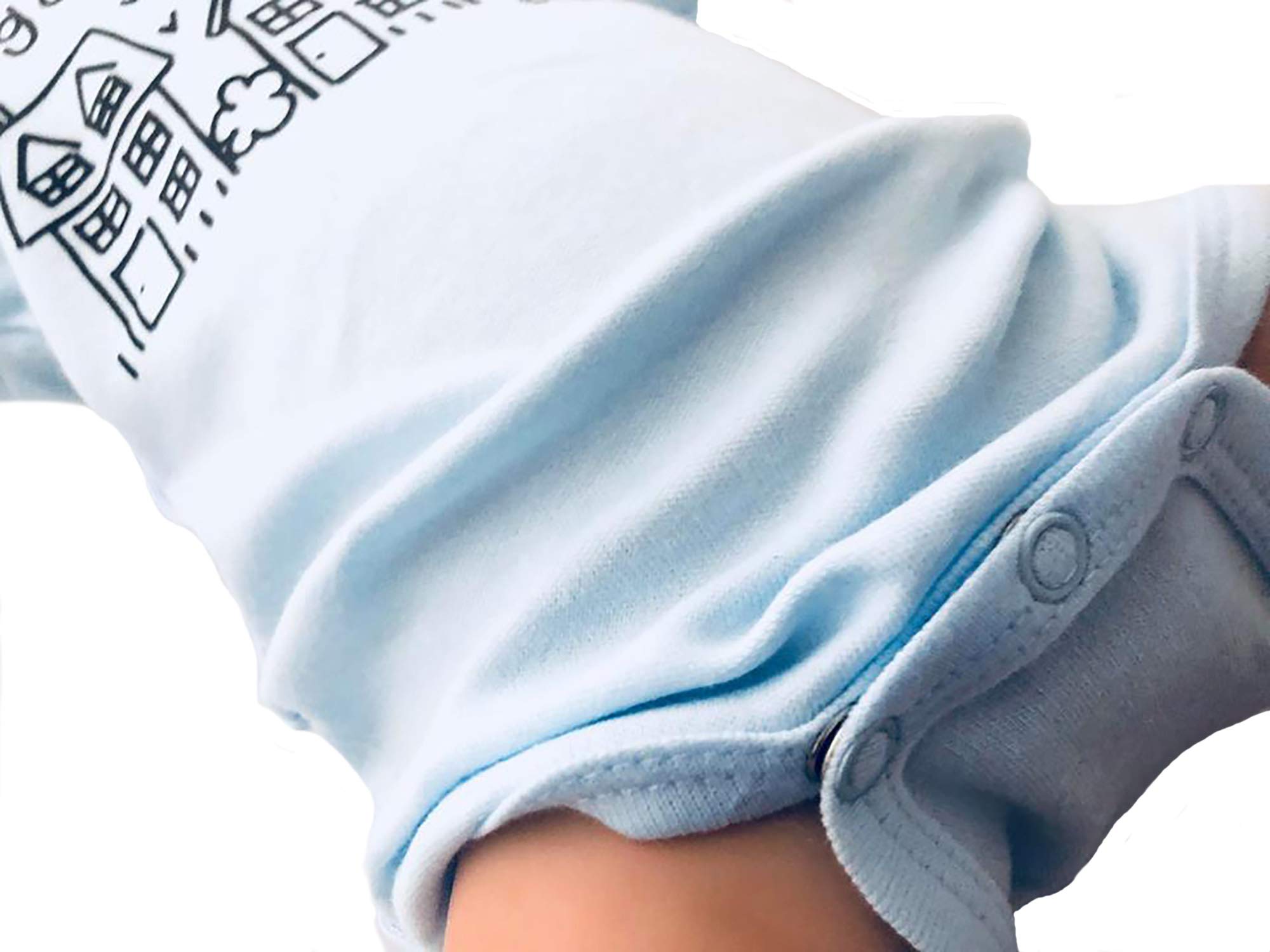Newborn Baby Going Home Outfit - Unisex Hospital Take Home Set | Soft Long Sleeve Coming Home Clothes for Photoshoots & Announcements (Blue) | Perfect for First Photos, Hospital Discharge & Special Memories