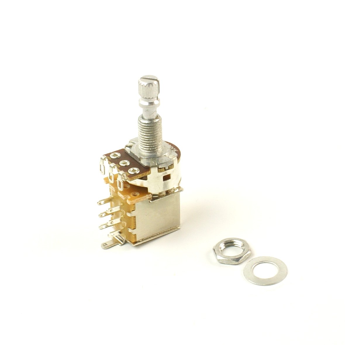 B250K Ohm Push Pull Audio Taper Potentiometer for Electric Guitar - Volume & Tone Control Switch - Perfect for DIY Guitar Mods & Repairs