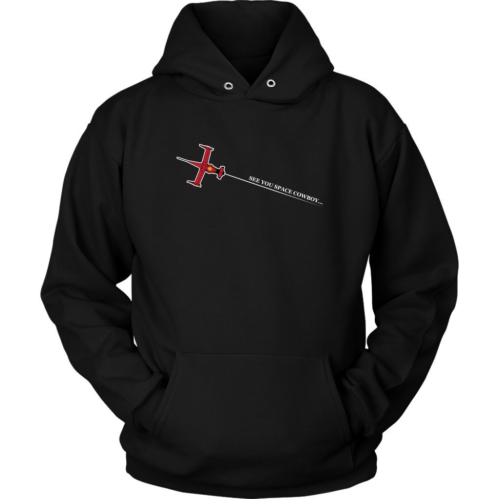 See You Space Cowboy Unisex Hoodie - Anime Cowboy Bebop Inspired Pullover Sweatshirt for Men & Women | Perfect for Cosplay, Casual Wear & Anime Fans