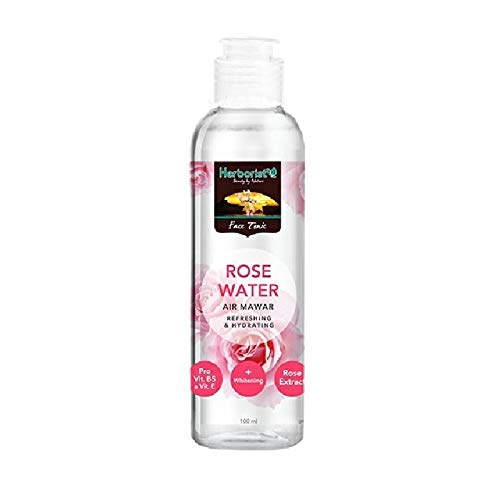 Organic Rose Water Face Tonic - 100ml Hydrating Facial Mist for Glowing Skin | Daily Skincare, Makeup Setting & Refreshment Spray