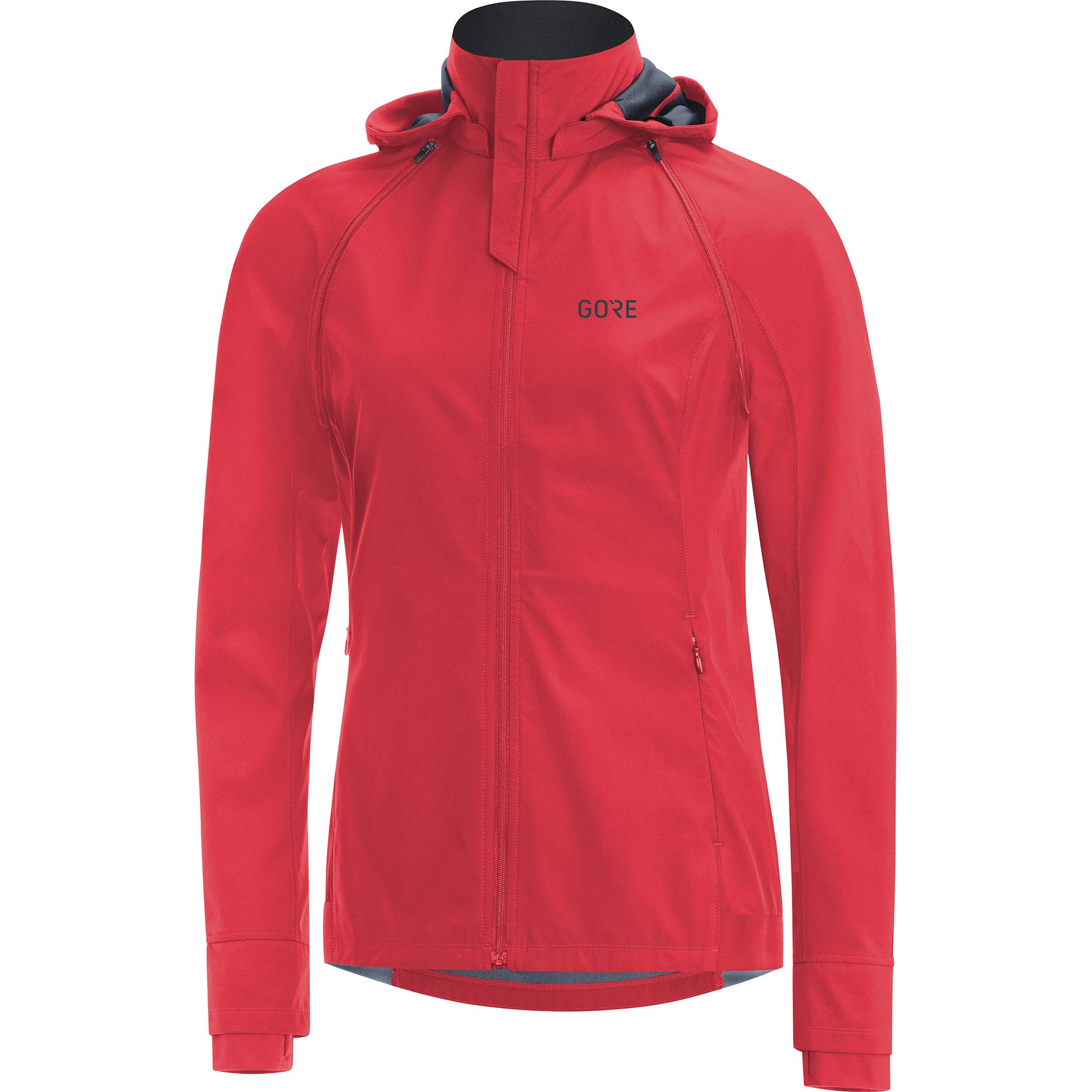 GORE WEAR Women's Windproof Hooded Running Jacket - Lightweight Water-Resistant Training Jacket for Outdoor Jogging, Hiking & Cold Weather Workouts