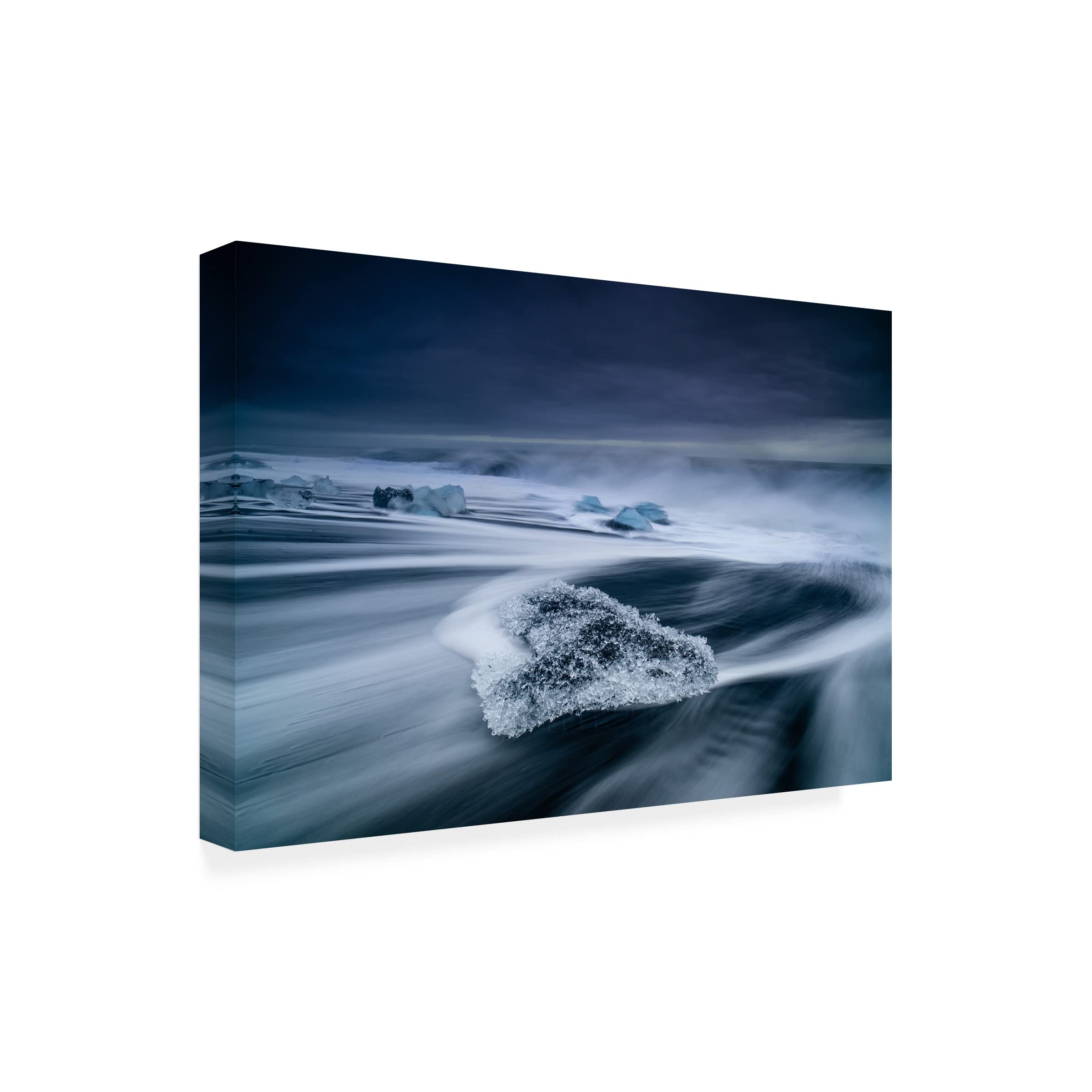 Luigi Ruoppolo 'Crystal Ice' Canvas Art Print - Modern Abstract Wall Decor for Living Room, Bedroom & Office | Trademark Fine Art Collection