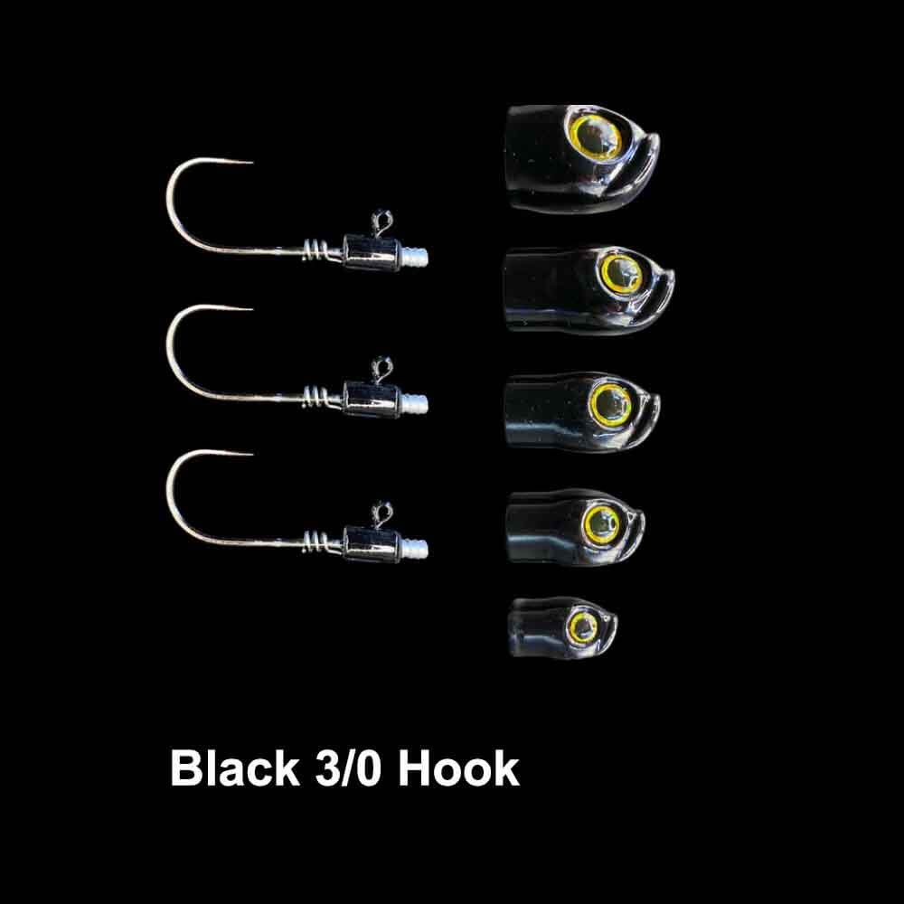 Stack Tackle Screwy Head Jigheads - Premium Fishing Lures for Bass, Walleye & Trout - Perfect for Freshwater & Saltwater Fishing Trips