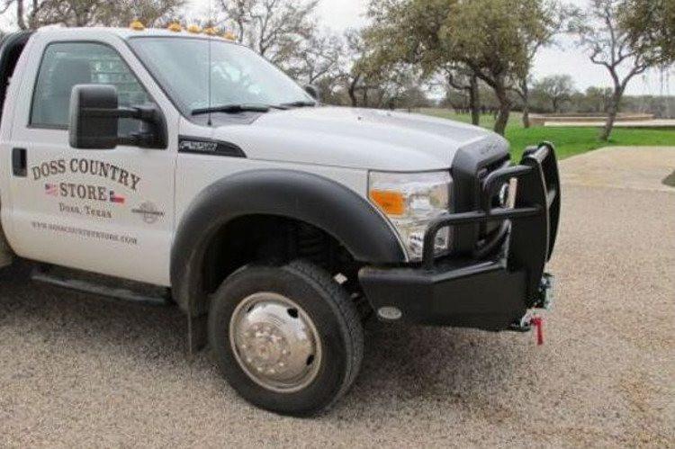 Buckstop F11OB Heavy Duty Front Bumper for 2011-2016 Ford F450/F550 Super Duty Trucks | Winch Ready with Tow Hooks | Off-Road Protection & Towing Capability
