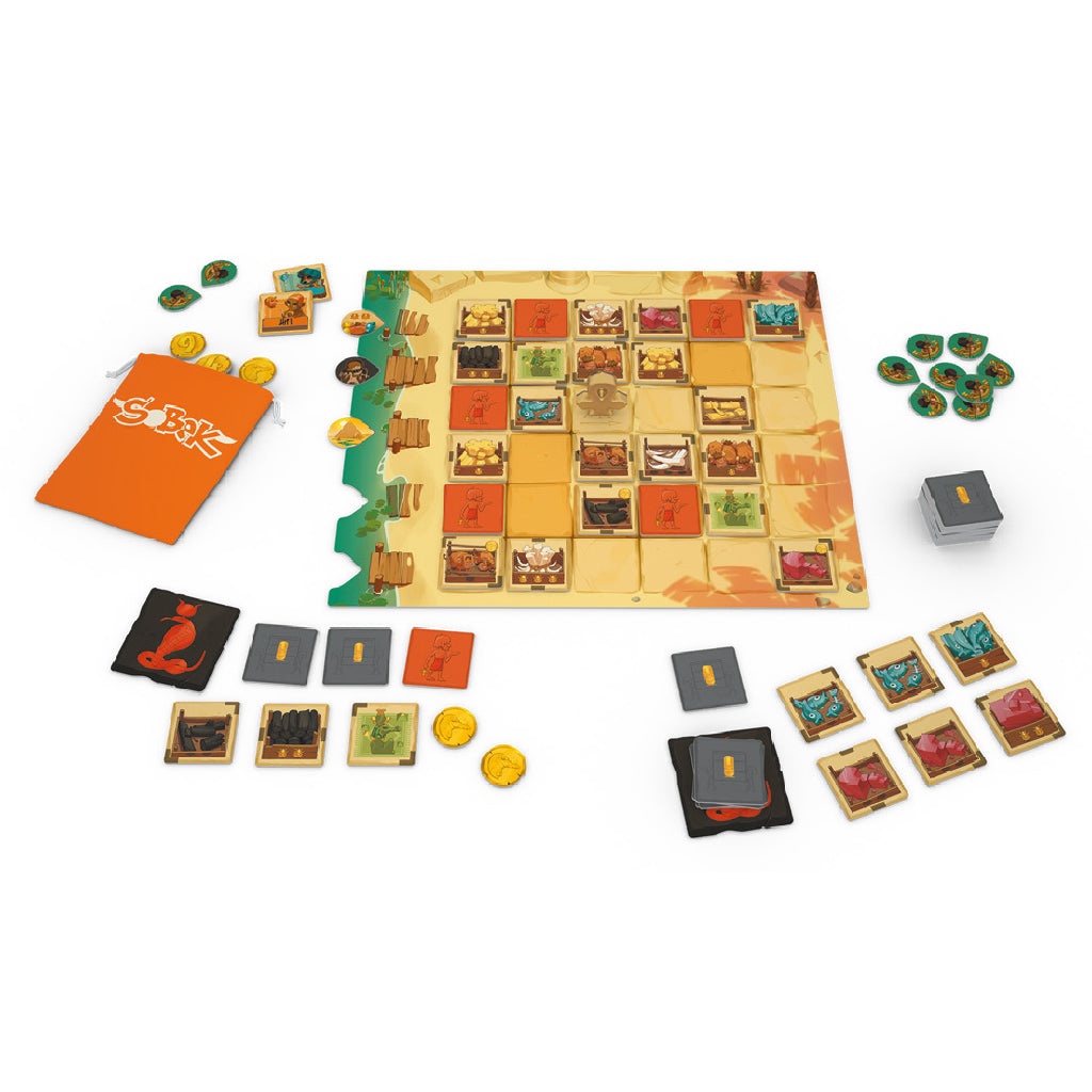 Sobek 2 Player Board Game - Strategy Tabletop Game for Adults & Families - Perfect for Game Nights, Parties & Family Bonding Activities
