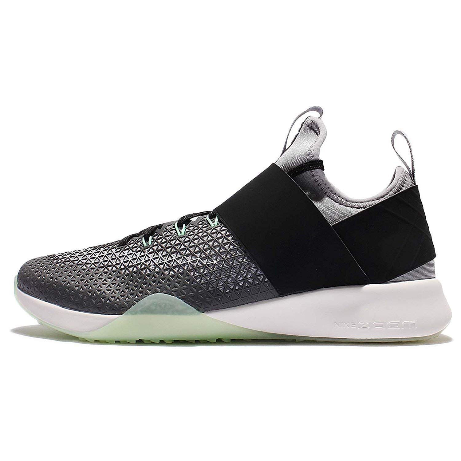 Nike Women's Air Zoom Strong Running Shoes - Wolf Grey/Summit White/Black - Size 10 M US - Lightweight Cushioned Sneakers for Jogging, Gym Workouts & Everyday Wear