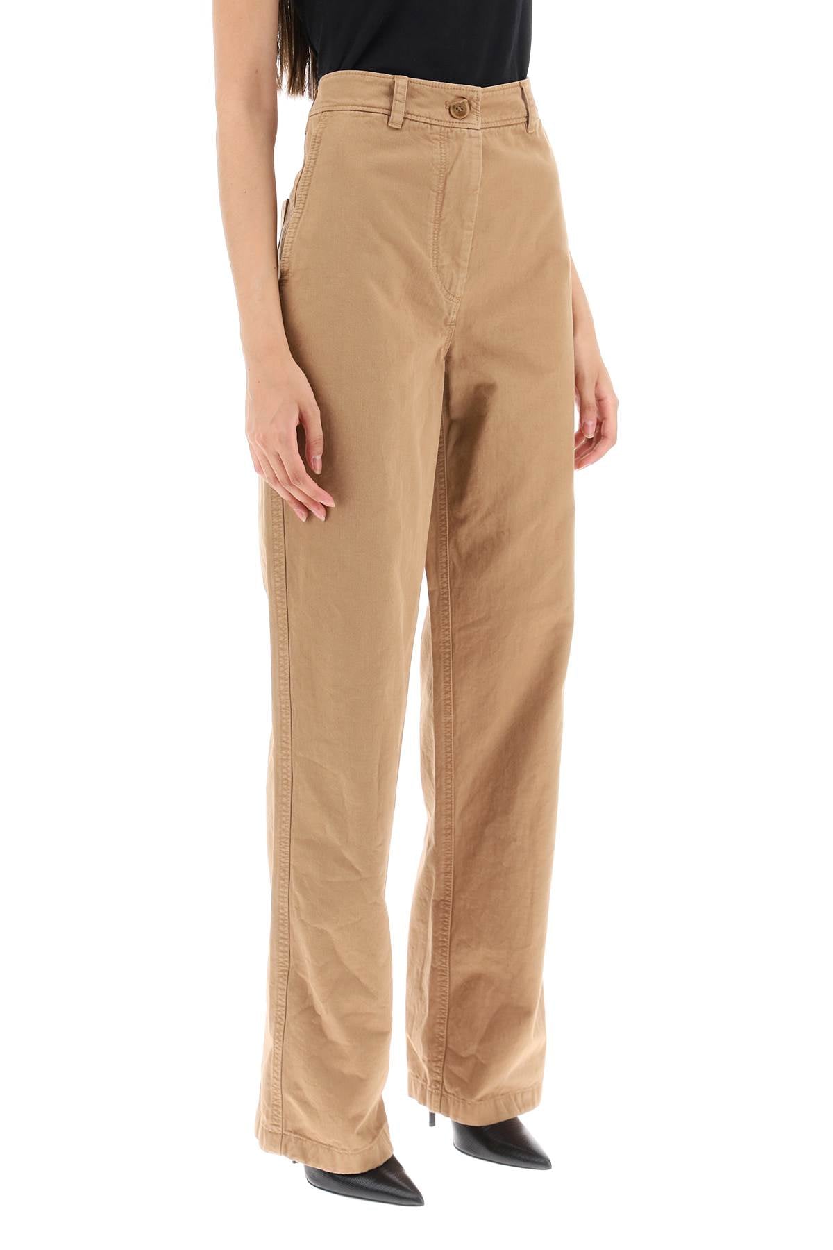 Burberry 'Branley' Straight Leg Pants for Women - Classic Trousers with Slim Fit & Stretch Comfort | Perfect for Office, Business Casual & Smart Outfits