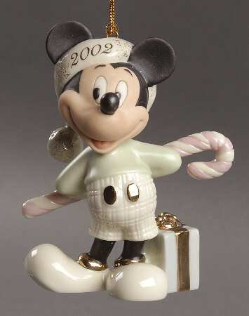 Lenox Mickey Mouse Annual Ornaments With Box 1 - Collectible Disney Christmas Decor (3906757) | Perfect for Holiday Tree Decorations, Gift Giving & Disney Collectors