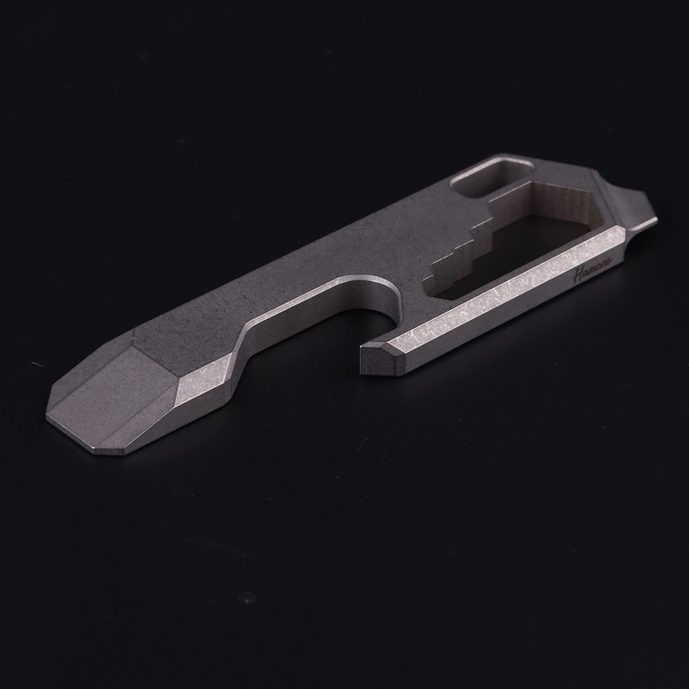 Titanium EDC Pry Bar Tool - Mini Pocket Multitool with Keychain for Outdoor, Survival & Everyday Carry (EDC) | Perfect for Camping, Hiking & DIY Projects