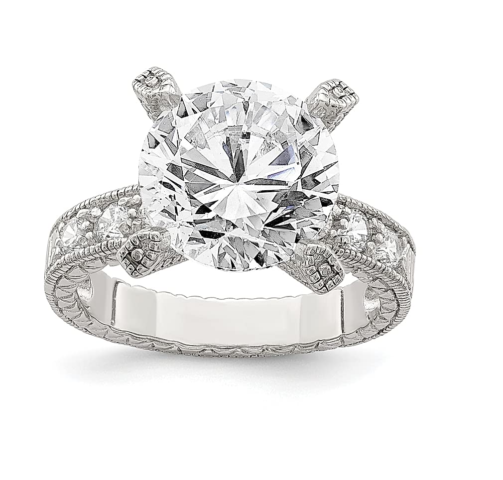 925 Sterling Silver Cubic Zirconia CZ Band Ring for Women - Elegant Stackable Wedding Engagement Promise Ring - Perfect Gift for Anniversary, Birthday, Valentine's Day