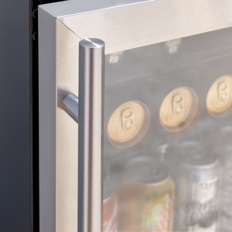 Summerset 24 5 Cu. Ft. Commercial Outdoor Refrigerator with Glass Door - Perfect for Restaurants, Bars, and Outdoor Entertaining