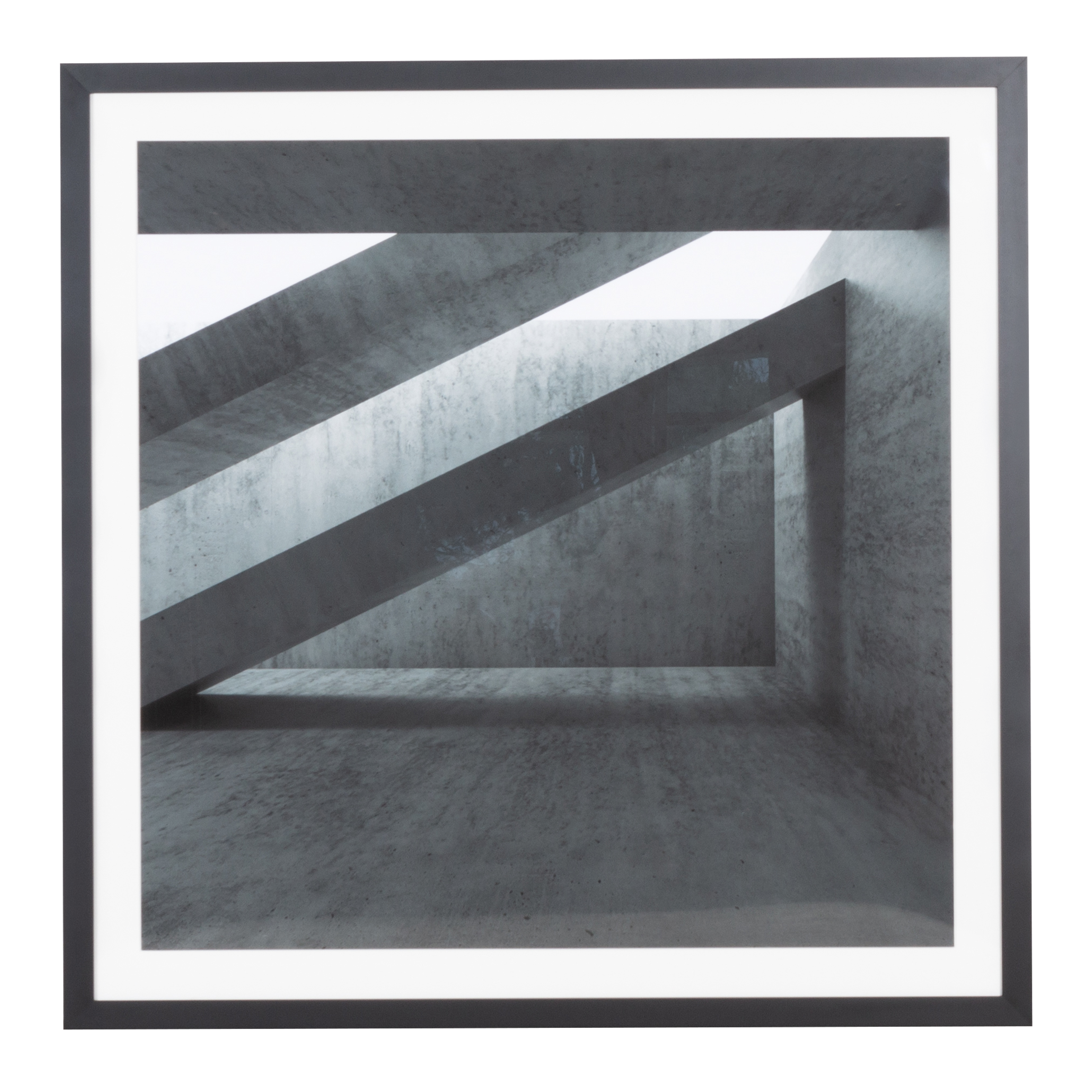 Brutalist Photo III Wall Art - Modern Abstract Black & White Canvas Print - Perfect for Living Room, Bedroom & Office Decor
