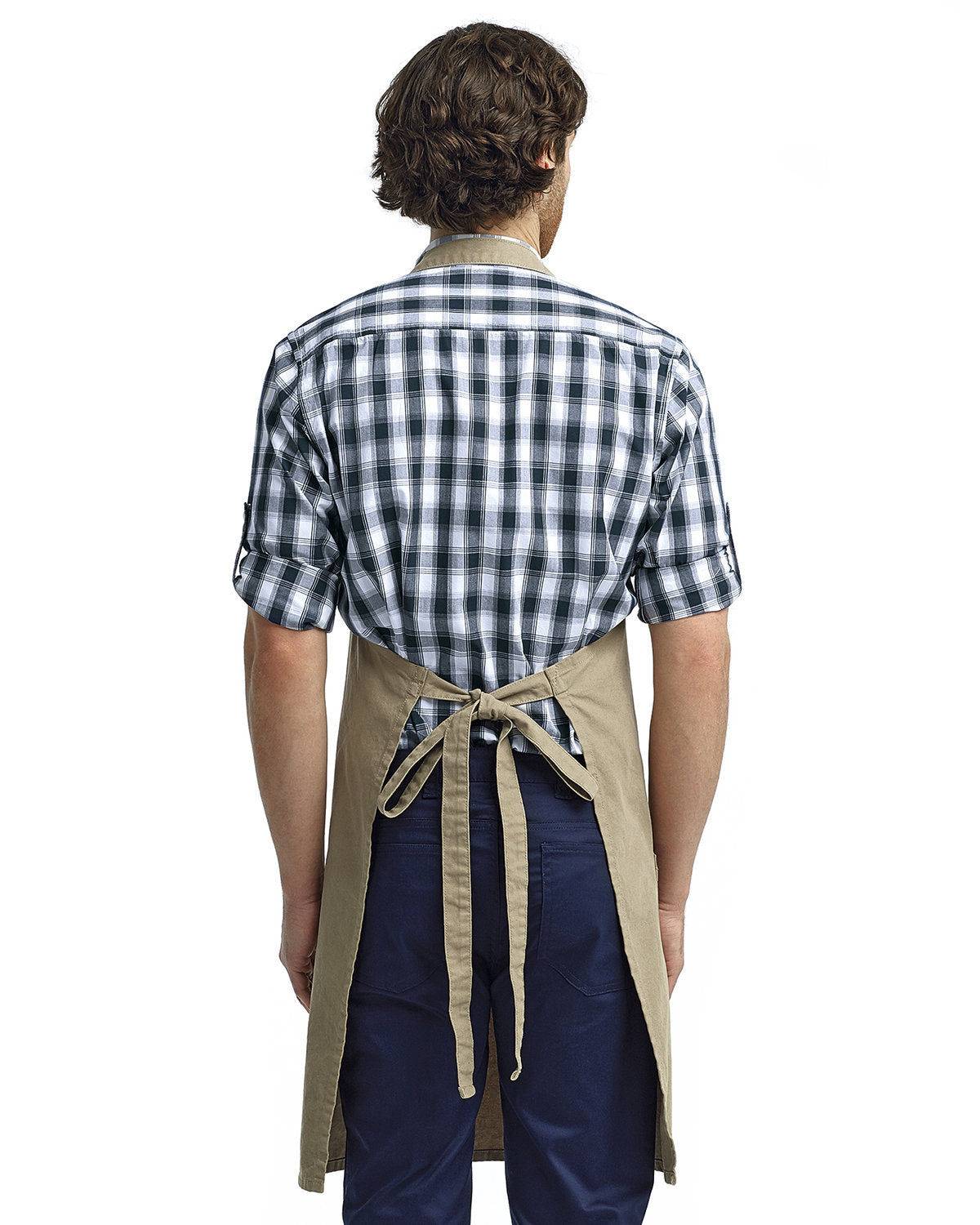 Reprime RP137 Heavy Duty Unisex Canvas Apron with Pockets - Durable Workwear for Cooking, Gardening, Woodworking & DIY Projects