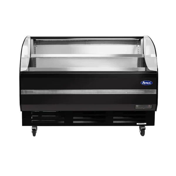 Atosa ATHOM-60 60-Inch Commercial Horizontal Open Merchandiser Refrigerator - Perfect for Supermarkets, Convenience Stores & Deli Displays