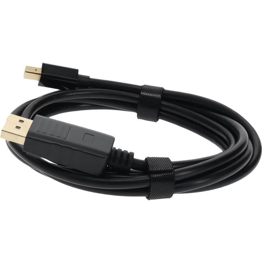 3ft (1m) Mini DisplayPort to DisplayPort Male to Male Adapter Cable - Black | High-Speed 4K Video Connection for MacBook, PC, Monitor | Home Office & Gaming Setup Accessory