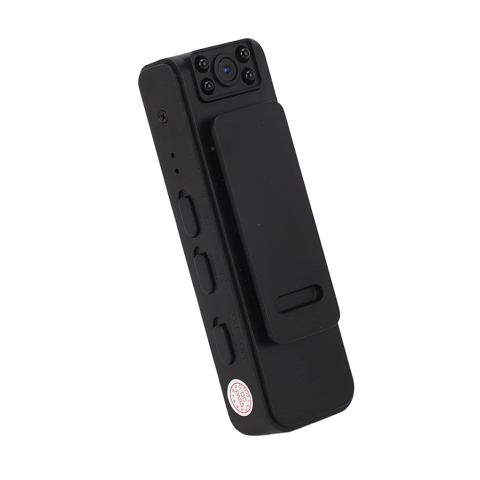 ZJchao 1080P HD Body Camera with Wide Angle Lens - 2 Hour Recording, WiFi Mobile Viewing, USB Rechargeable, Night Vision for Outdoor Sports & Security - 180° Rotatable Lens for Cycling, Hiking, Police Work & Home Surveillance