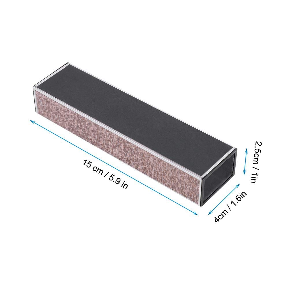 Professional Guitar Neck Sanding Tool - Metal Fret Leveling Beam with Sandpaper for Guitar Fret, Saddle & Nut Polishing - Perfect for Luthiers & DIY Guitar Repair - Ideal for Home Studios & Music Workshops