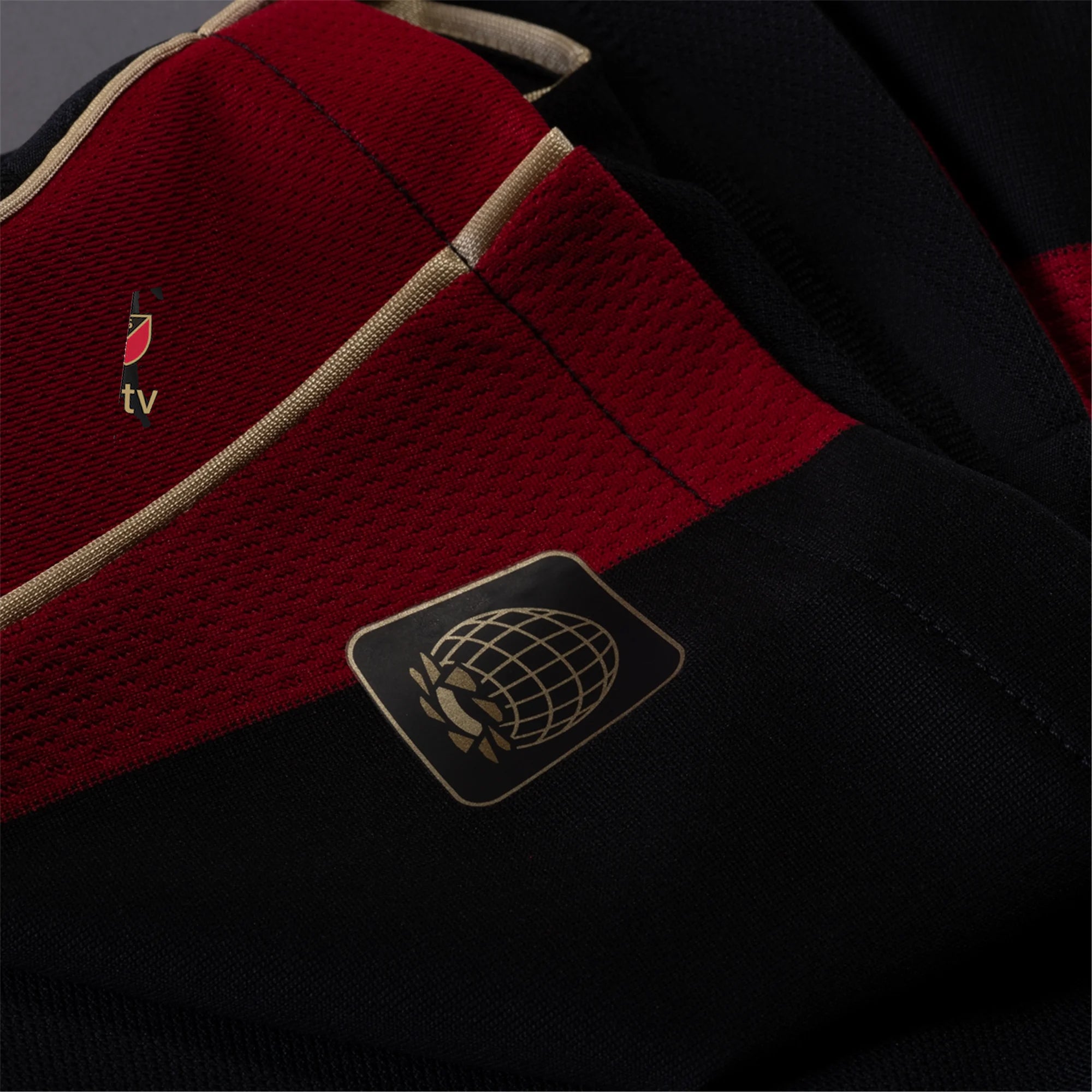 Adidas Mateusz Klich Atlanta United Authentic Home Jersey with MLS Patches 2025-2026 - Red & Black Soccer Shirt for Fans & Game Day Wear