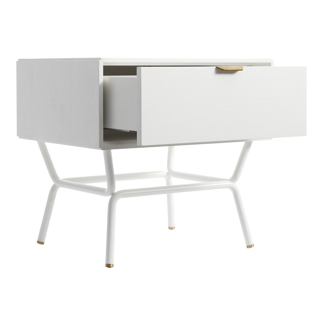 Modern Blu Dot Dang Nightstand - Minimalist Bedside Table with Storage Shelf | Perfect for Small Spaces, Bedrooms & Apartments