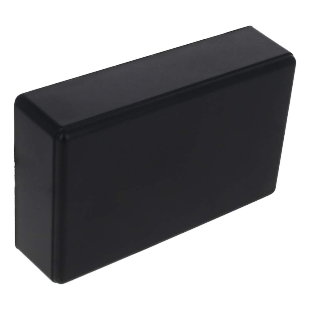 5Pcs Black ABS Plastic Electronic Junction Box - 100x60x25mm Waterproof Project Enclosure for Circuit Boards, DIY Electronics & Outdoor Wiring Projects - Aicosineg